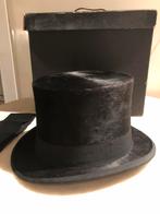 Heren hogen hoed met opberg doos / koffer, Antiek en Kunst, Antiek | Kleding en Accessoires, Ophalen of Verzenden, Heren
