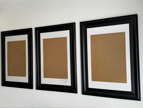 Grote Kunststof foto lijst fotolijst passe-partout groot, Huis en Inrichting, Woonaccessoires | Lijsten, Zo goed als nieuw, Hout