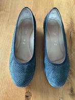 Gabor ballerina’s maat 5,5 G, Blauw, Gabor, Zo goed als nieuw, Ballerina's