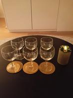 Zgan 6 wijnglazen rood of wit stevige kwaliteit afwasmachine, Diversen, Kerst, Ophalen of Verzenden, Zo goed als nieuw