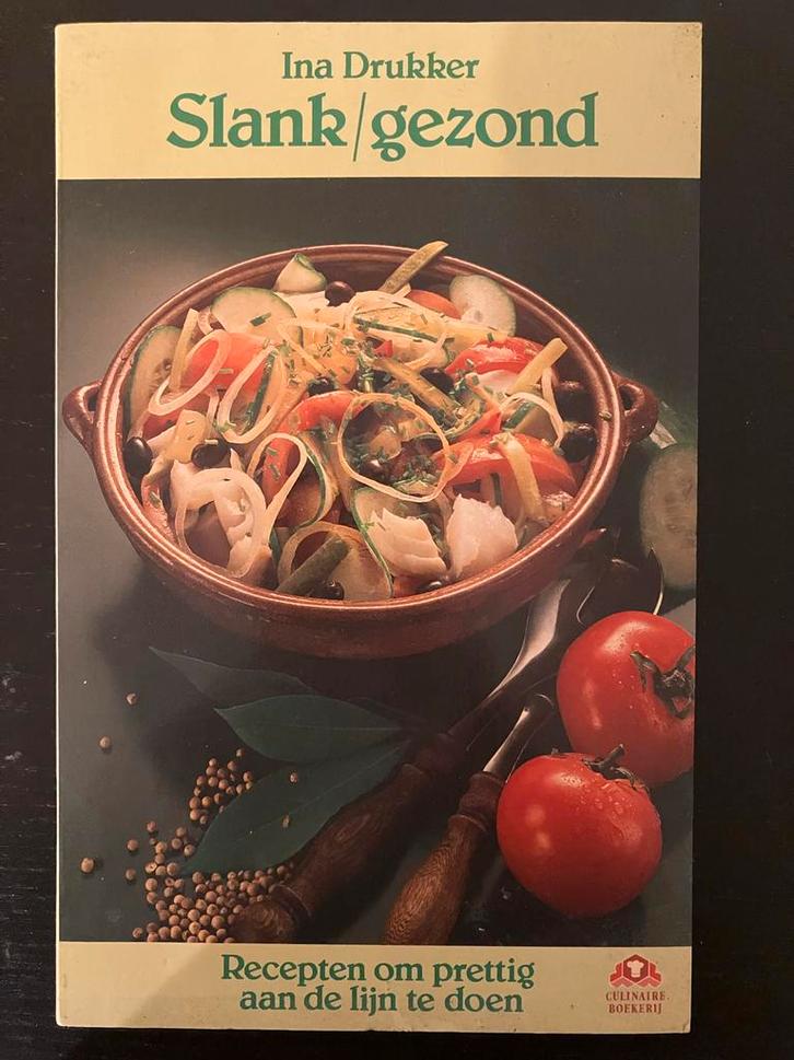 Slank/Gezond Kookboek - Ina Drukker, Boeken, Kookboeken, Zo goed als nieuw, Voorgerechten en Soepen, Overige gebieden, Gezond koken