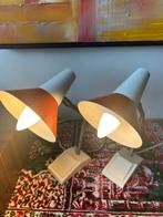 Prachtige set vintage bureaulampen (Hoffmeister), Ophalen of Verzenden, Zo goed als nieuw, Metaal, Minder dan 50 cm