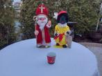 Vintage Sinterklaas en Zwarte Piet Poppen Set 45 cm hoog, Verzamelen, Ophalen of Verzenden, Gebruikt, Pop