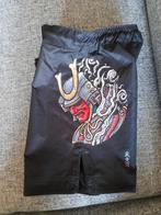 Ground Game Bushido 3 MMA Fightshort - M/32, Ground Game, Maat 48/50 (M), Zwart, Vechtsport