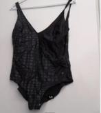 ROSCH Peter Hahn Badpak zwart met glimmende print maat 46 xl, Zwart, Badpak, Zo goed als nieuw, Verzenden