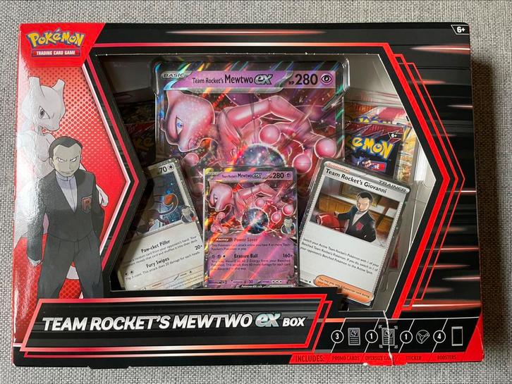 Pokémon - Team Rocket’s Mewtwo Ex Box - Destined Rivals, Hobby en Vrije tijd, Verzamelkaartspellen | Pokémon, Nieuw, Meerdere kaarten
