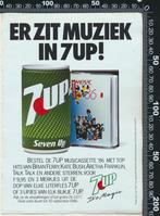 Sticker: 7-Up - Er zit muziek in 7-Up, Verzamelen, Ophalen of Verzenden, Zo goed als nieuw, Bedrijf of Vereniging