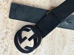 Gucci riem maat 85 zwart / Gucci belt size 85 black, Ophalen, 80 tot 90 cm, 3 tot 5 cm, Zwart