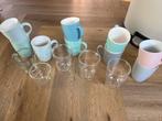 Diverse kopjes en mokken, Ophalen, Gebruikt, Glas, Overige stijlen