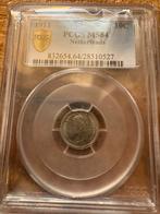 10 cent 1911 ms64 pcgs, Ophalen, Zilver, 10 cent, Koningin Wilhelmina