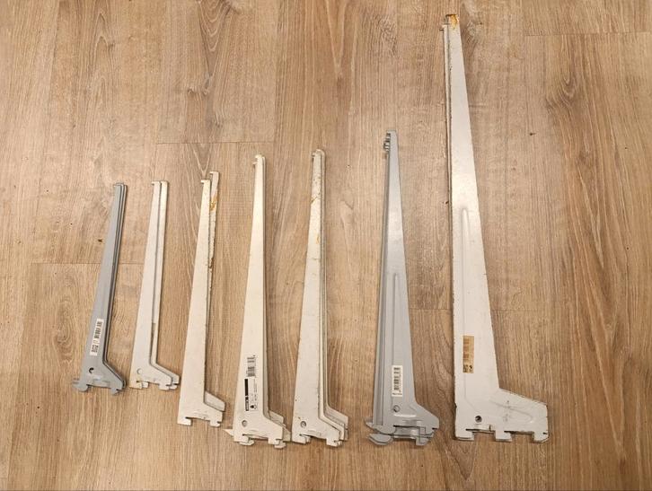 gebruikte plankdragers,, Doe-het-zelf en Verbouw, Hang- en Sluitwerk, Gebruikt, Overige typen, IJzer, Ophalen of Verzenden