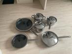 Ikea Pannenset, Huis en Inrichting, Keuken | Potten en Pannen, Ophalen, Gebruikt, Rvs, Overige typen