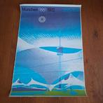 poster olympische spelen 1972 MUNCHEN 26.8 -10.9, Verzamelen, Posters, Rechthoekig Staand, A4 of kleiner, Ophalen of Verzenden