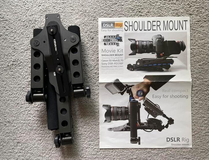 Shoulder Rig - Camera Stabilizer, Audio, Tv en Foto, Fotografie | Statieven en Balhoofden, Zo goed als nieuw, Overige typen, Minder dan 150 cm