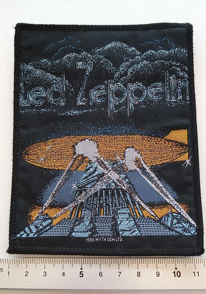 Led Zeppelin mooie vintage 1986 patch 15 Mothership 10x13, Verzamelen, Muziek, Artiesten en Beroemdheden, Nieuw, Kleding, Verzenden