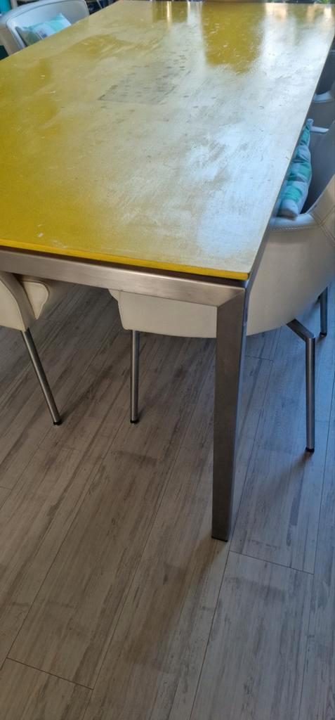 Bijna gratis eettafel Tafel, Huis en Inrichting, Tafels | Eettafels, Gebruikt, 50 tot 100 cm, 150 tot 200 cm, Vijf personen of meer