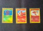 Reverse holo Expedition & Aquapolis Charmander Growlithe, Ophalen of Verzenden, Zo goed als nieuw, Meerdere kaarten