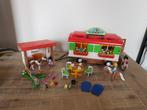 Playmobil 70510 Country pony kamp woon wagen aanhanger, Ophalen of Verzenden, Zo goed als nieuw