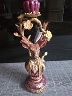 Decoratieve kandelaar met hert, Ophalen of Verzenden, Nieuw, Overige materialen, 25 tot 50 cm