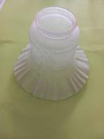 Klassiek glazen rok kapje, Huis en Inrichting, Lampen | Lampenkappen, Ophalen of Verzenden, Gebruikt, Rond, Minder dan 25 cm