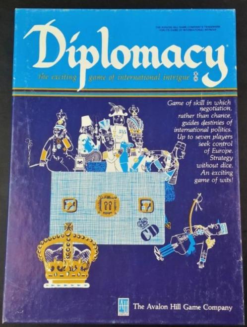 Diplomacy - Avalon Hill, Hobby en Vrije tijd, Gezelschapsspellen | Bordspellen, Gebruikt, Ophalen of Verzenden