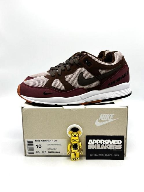 Nike Air Span II QS X Patta Team Red AO2925 600 US10 44, Kleding | Heren, Schoenen, Zo goed als nieuw, Overige kleuren, Ophalen of Verzenden
