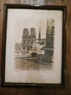 litho, straatbeeld Parijs (begin 1900), Ophalen