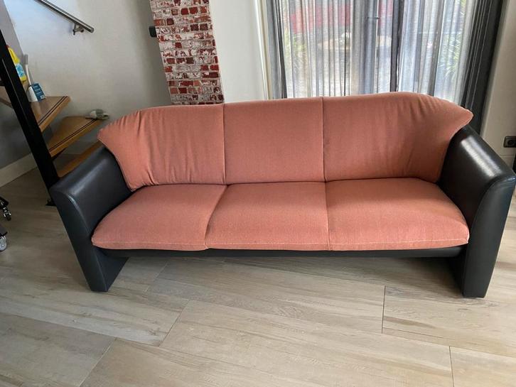 Leolux vintage retro design   3 zits bank, Huis en Inrichting, Banken | Bankstellen, Zo goed als nieuw, Tweepersoons, 150 tot 200 cm