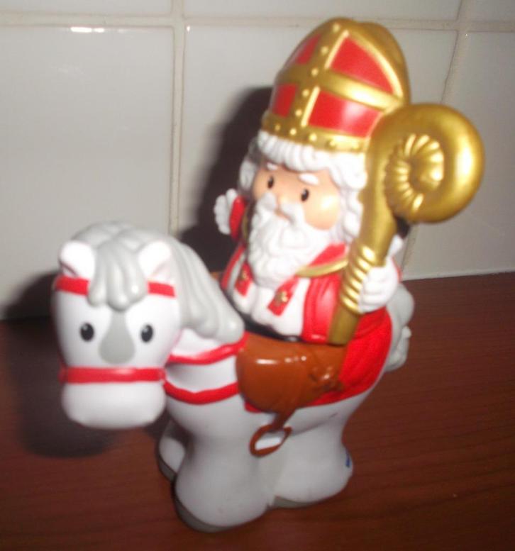 Fisher-Price Little People Sinterklaas met paard, Diversen, Sinterklaas, Zo goed als nieuw, Ophalen