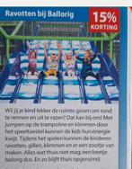 Ballorig 15% korting Alleen online, Drie personen of meer, Ticket of Toegangskaart