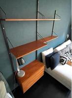 Poul Cadovius teakhouten plank incl beugels wandsysteem, Ophalen, 50 tot 100 cm, Zo goed als nieuw, Minder dan 100 cm