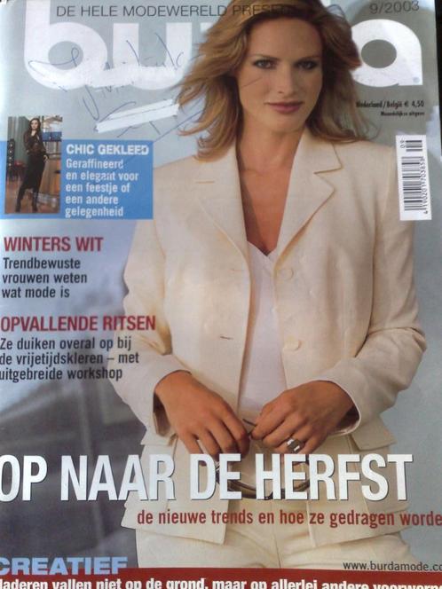 Burda september , nr. 9 / 2003, Hobby en Vrije tijd, Kledingpatronen, Gebruikt, Vrouw, Burda, Verzenden