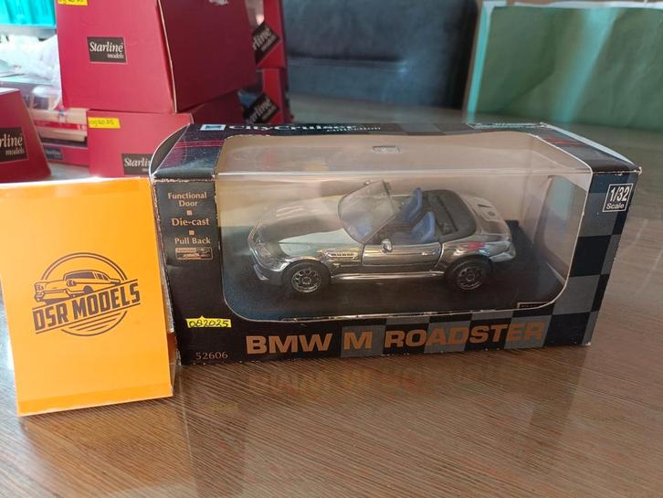 1:32 BMW M3 Cabrio chroom, Hobby en Vrije tijd, Modelauto's | 1:32, Nieuw, Auto, Overige merken, Ophalen of Verzenden