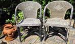 2 rotan stoelen GRATIS!, Ophalen, Gebruikt, Rotan