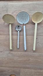 Emaille Schuimspaan & Soeplepel Set, Antiek en Kunst, Ophalen of Verzenden