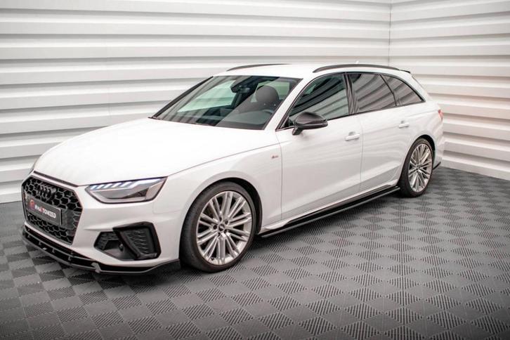 Voorlip sideskirt spoiler - Audi A4 S-line S4 Avant B9 19+, Auto diversen, Tuning en Styling, Ophalen of Verzenden