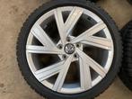 ❄️ 18 inch originele Bergamo velgen winterbanden VW Golf 8, 18 inch, Gebruikt, Velg(en), Personenwagen