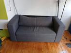 Slaapbank, Ophalen, 70 cm of minder, Zwart, Tweepersoons