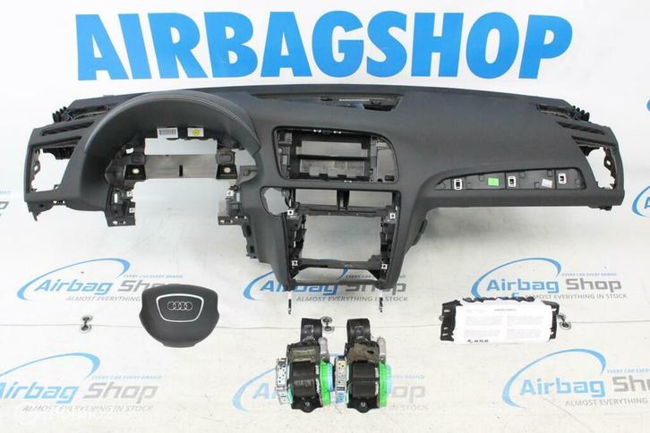 Airbag set - Dashboard wit stiksels 4 spaak Audi Q5 - 8R, Auto-onderdelen, Dashboard en Schakelaars, Gebruikt, Ophalen of Verzenden