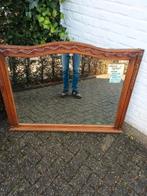GROTE ANTIEKE SPIEGEL, Ophalen, Rechthoekig, 100 tot 150 cm, Minder dan 100 cm