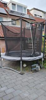 Trampoline met net en trapje, 3.66m doorsnede, Ophalen, Gebruikt