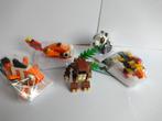 Lego dieren, 2 vissen, aap, vogel en panda, Kinderen en Baby's, Speelgoed | Duplo en Lego, Ophalen, Zo goed als nieuw