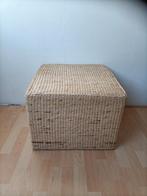 Hocker of met dienblad erop bijzettafel, Huis en Inrichting, Ophalen, Vierkant, Minder dan 50 cm