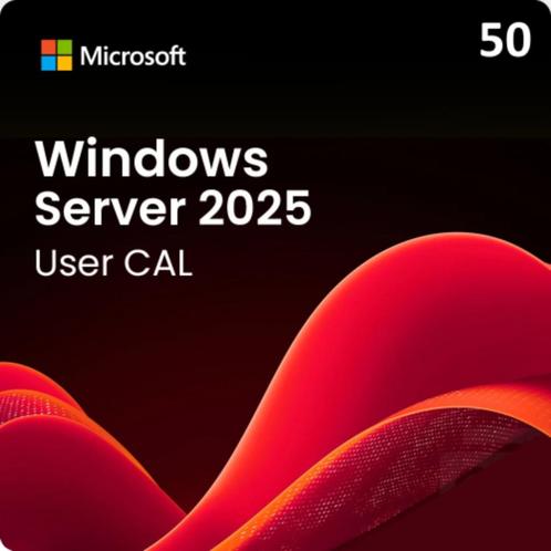 Windows Server 2025 - 50 RDS User Cals, Computers en Software, Besturingssoftware, Nieuw, Windows, Ophalen of Verzenden