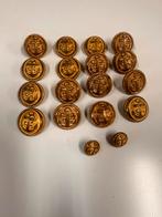 Vintage Franse marine knopen, Ophalen of Verzenden, Marine, Embleem of Badge