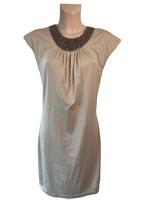 Airfield jurk L, Kleding | Dames, Jurken, Maat 38/40 (M), Beige, Ophalen of Verzenden, Zo goed als nieuw