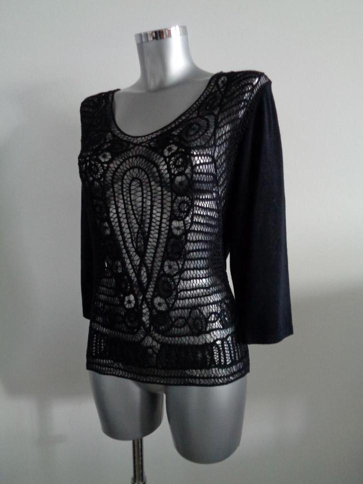 TAURI trui, viscose, maat 40, NIEUW met kaartjes, Kleding | Dames, Truien en Vesten, Nieuw, Maat 38/40 (M), Zwart, Ophalen of Verzenden