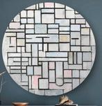 HIP ORGNL 120 cm Mondriaan Rond wandcirkel, Ophalen, Zo goed als nieuw