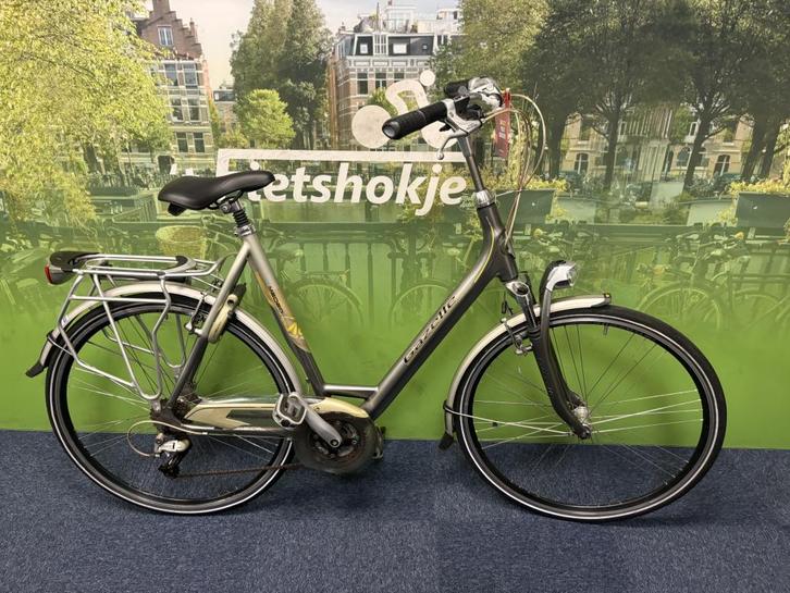 Fietshokje Raaks: Gazelle Medeo damesfiets 61 cm, Fietsen en Brommers, Fietsen | Dames | Damesfietsen, Zo goed als nieuw, Gazelle