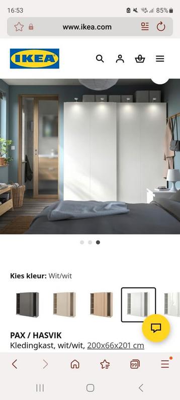 Ikea Pax Kast Hasvik - Ruime kledingkast - afbeelding 5